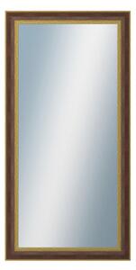 DANTIK - Zrkadlo v rámu, rozmer s rámom 60x120 cm z lišty ZVRATNÁ červenozlatá plast (3069)