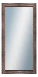 DANTIK - Zrkadlo v rámu, rozmer s rámom 60x120 cm z lišty TRITON široký meď (2951)