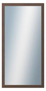 DANTIK - Zrkadlo v rámu, rozmer s rámom 60x120 cm z lišty RETRO hnedá (3144)