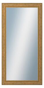 DANTIK - Zrkadlo v rámu, rozmer s rámom 60x120 cm z lišty HRAD zlatá patina (2822)