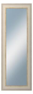 DANTIK - Zrkadlo v rámu, rozmer s rámom 50x140 cm z lišty GREECE biela (2639)