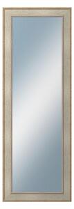 DANTIK - Zrkadlo v rámu, rozmer s rámom 50x140 cm z lišty TOOTH strieborná (2779)