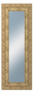 DANTIK - Zrkadlo v rámu, rozmer s rámom 50x140 cm z lišty KŘÍDLO ozdobné zlaté (2890)