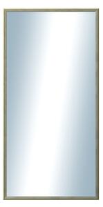 DANTIK - Zrkadlo v rámu, rozmer s rámom 60x120 cm z lišty Y-ka žltá linka (3127)