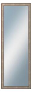 DANTIK - Zrkadlo v rámu, rozmer s rámom 50x140 cm z lišty TOOTH malá strieborná (3162)