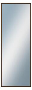 DANTIK - Zrkadlo v rámu, rozmer s rámom 50x140 cm z lišty Hliník hnedá (7269211)