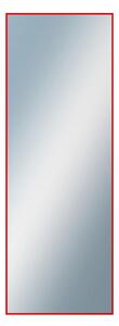 DANTIK - Zrkadlo v rámu, rozmer s rámom 50x140 cm z lišty Hliník červená (7001098)