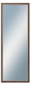 DANTIK - Zrkadlo v rámu, rozmer s rámom 50x140 cm z lišty TAIGA hnedá (3107)
