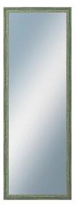 DANTIK - Zrkadlo v rámu, rozmer s rámom 50x140 cm z lišty LYON zelená (2706)