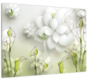 Obraz s kvetmi (70x50 cm)
