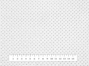 Biante Bavlnená obliečka na vankúš Sandra SA-320 Svetlo sivé bodky na bielom 40 x 40 cm