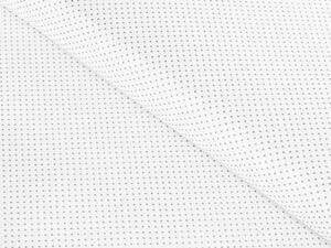 Bavlnená látka/plátno Sandra SA-320 Svetlo sivé bodky na bielom - šírka 150 cm