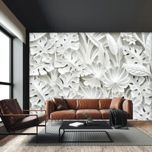 Fototapeta - Alabastrové biele kvety (296x200 cm)