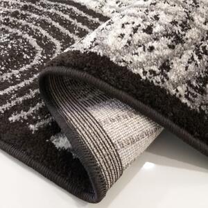 Kvalitný hnedý koberec v modernom designe Hnedá Šírka: 60 cm | Dĺžka: 100 cm