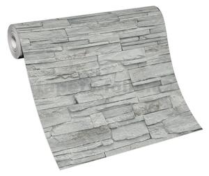 Vliesové tapety na stenu IMPOL 10395-31, rozmer 10,05 m x 0,53 m, ukladaný pieskovec sivý, Erismann