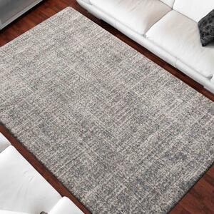 Kvalitný sivý koberec v módnom designe Sivá Šírka: 120 cm | Dĺžka: 170 cm
