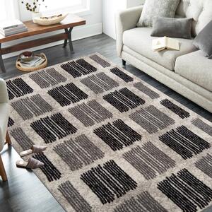 Fenomenálny béžový koberec v modernom designe Béžová Šírka: 120 cm | Dĺžka: 170 cm