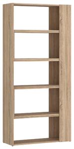 REGÁL, dub sonoma, 82-146/180/35 cm - Regály
