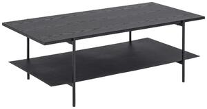 KONFERENČNÝ STOLÍK, čierna, kov, kompozitné drevo, 115/60/40 cm - Stolíky do obývačky, Online Only