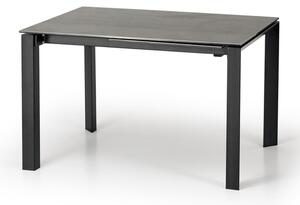 Jedálenský stôl HURAZUN sivá/čierna