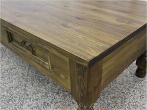 Konferenčný stolík, rustikálna drevená lavička, provensálska lavička 2743