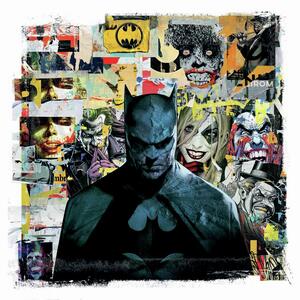 Umelecká tlač Batman Dark in mind, (40 x 40 cm)