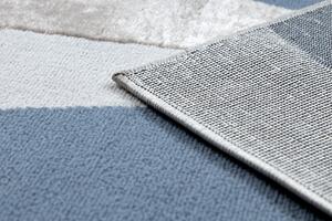 Moderný koberec SPRINGS 907 Geometrický vzor, antracit - béžový