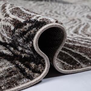 Kvalitný hnedý koberec v modernom designe Hnedá Šírka: 80 cm | Dĺžka: 150 cm