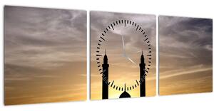 Obraz pamiatky (s hodinami) (90x30 cm)