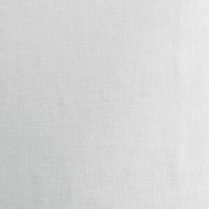 Biela matná záclona na kruhy s ozdobnými mašličkami 140 x 240 cm Biela