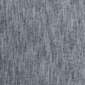 Tmavo sivá matná záclona na kruhy s ozdobným viazaním 140x240 cm Sivá