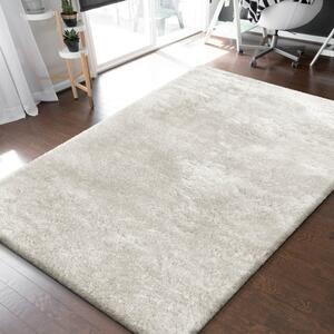 Nadčasový krémovo biely hustý chlpatý koberec krémová Šírka: 80 cm | Dĺžka: 150 cm