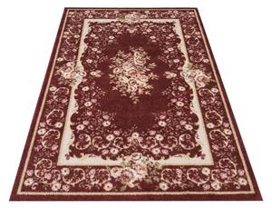 Krásny rustikálný červený koberec Červená Šírka: 80 cm | Dĺžka: 150 cm