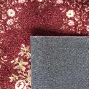 Červený kvetinový koberec vo vintage štýle Šírka: 120 cm | Dĺžka: 170 cm