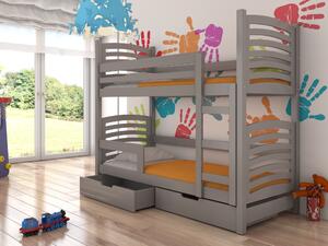 Poschodová detská posteľ 180x75 cm. Vlastná spoľahlivá doprava až k Vám domov. 1052115