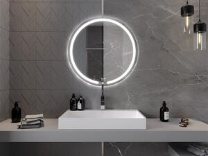 Mexen Rose, LED kúpeľňové zrkadlo s podsvietením 80x80 cm, 6000K, ochrana proti zahmlievaniu, 9810-080-080-611-00