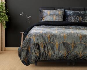 DreamHouse Bavlnené obliečky Velvet, Mente Grey 140x220, 60x70 cm