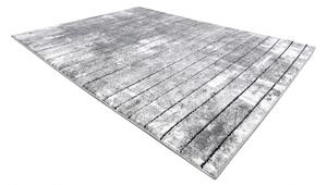 Moderný koberec COZY 8654 Raft, Pásy - Štrukturálny, dve vrstvy rúna sivý