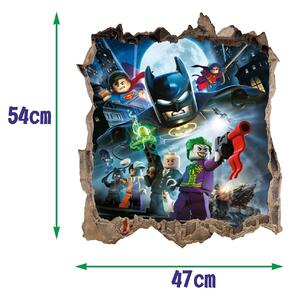 Nálepka na stenu lego Batman HIT 47x54cm
