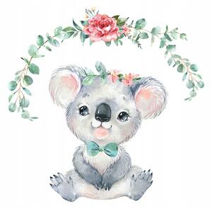 Nálepka na stenu roztomilá koala