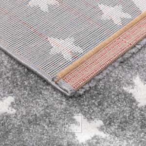 Sivý koberec do detskej izby pre chlapcov kocúrik Murko 80x150cm SKLADOM Sivá Šírka: 80 cm | Dĺžka: 150 cm