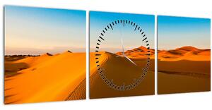 Obraz púšte (s hodinami) (90x30 cm)