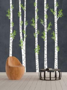 Dekoračné nálepky na stenu s motívom brezy