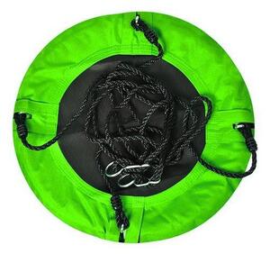 Závesný hojdací kruh pre deti v zelenej farbe Zelená