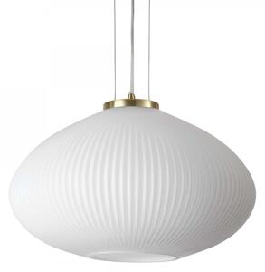 Ideal Lux 285191 závesné stropné svietidlo Plisse Sp1 1x60W | E27 - mosadz, biela