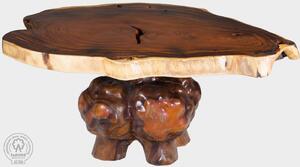 Fakopa - Jedálenský stôl SUAR 180 cm okrúhly, prírodný