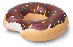 Donut nafukovačka hnedej farby Hnedá