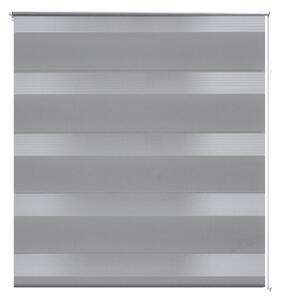 Roleta vzor zebra, 80 x 175 cm, sivá