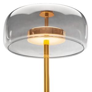 Toolight - podlahová stojaca lampa Reno E27, 300216, zlatá, OSW-09853
