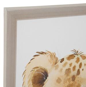 Ostaria Detský dekoratívny obraz Mini animals 30 x 40 cm | 4 vzory Vzor: Levíča